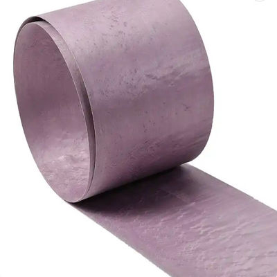 Dyed Light Colour Veneer , Melamine Purple Birds Eye Maple Veneer Sheet