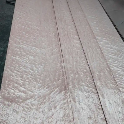 Genuine Wood Birds Eye Maple Veneer Non Toxic Heat Resistant 0.6mm Thickness