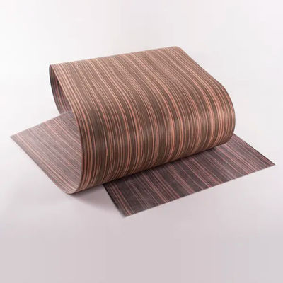 0.5mm Engineered Wood Veneer Reconstituted Ebony Wall Panel Surface
