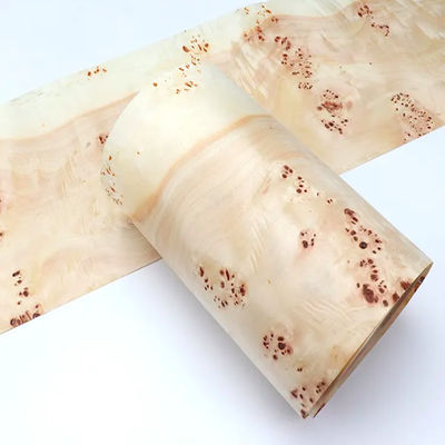 Burl Mappa Solid Wood Veneer 0.50mm For Furniture Acoustic Guitar Surface